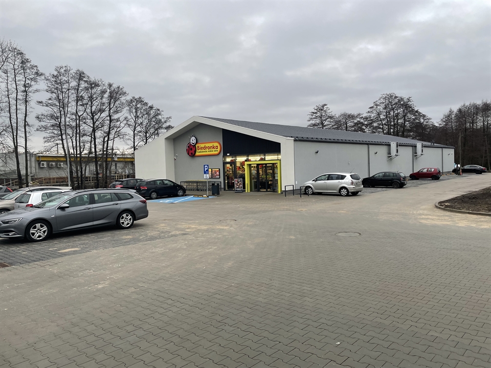 Budynek handlowy Biedronka EF650 w Starym Mieście